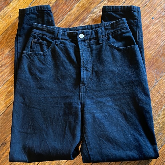 Vintage bongo high waisted Mom jeans size 11 black - Picture 2 of 5
